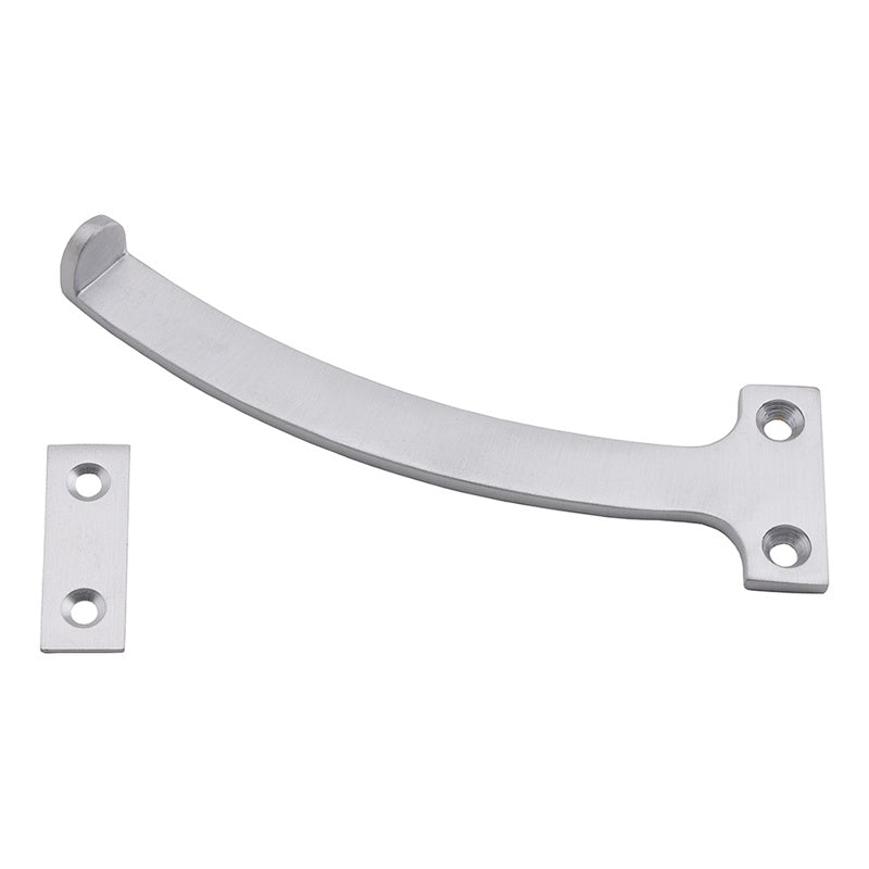 QUADRANT ARM CASEMENT STAY - SATIN CHROME - 150MM - PAIR