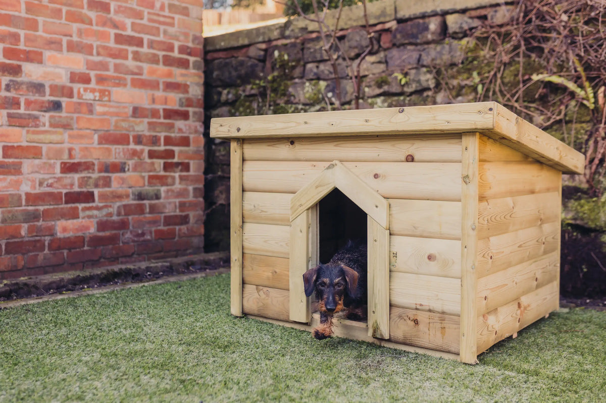 PENT DOG KENNEL -MED - W90CM X D75CM