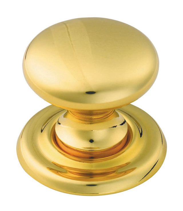 FTD VICTORIAN KNOB 37MM - POLISHED BRASS - 42 ( 36 ) - EACH