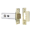 HEAVY DUTY TUBULAR MORTICE LATCH - POLISHED BRASS - EACH