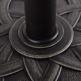 Outsunny 19KG Resin Umbrella Base Garden Parasol Base Stand Round Sun Shade Holder Suitable For Pole Between 38mm to 48mm