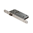 DIN LATCH 55MM - CONTRACT - RADIUS - SATIN STAINLESS STEEL - EACH