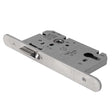 DIN EURO ANTI - THRUST NIGHTLATCH 60MM - (72MM C/C) - RADIUS - SATIN STAINLESS STEEL - EACH