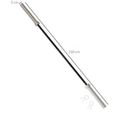 SPORTNOW 210cm Olympic Barbell Bar for 5cm Weight Plates, with Spring Clips, 19kg