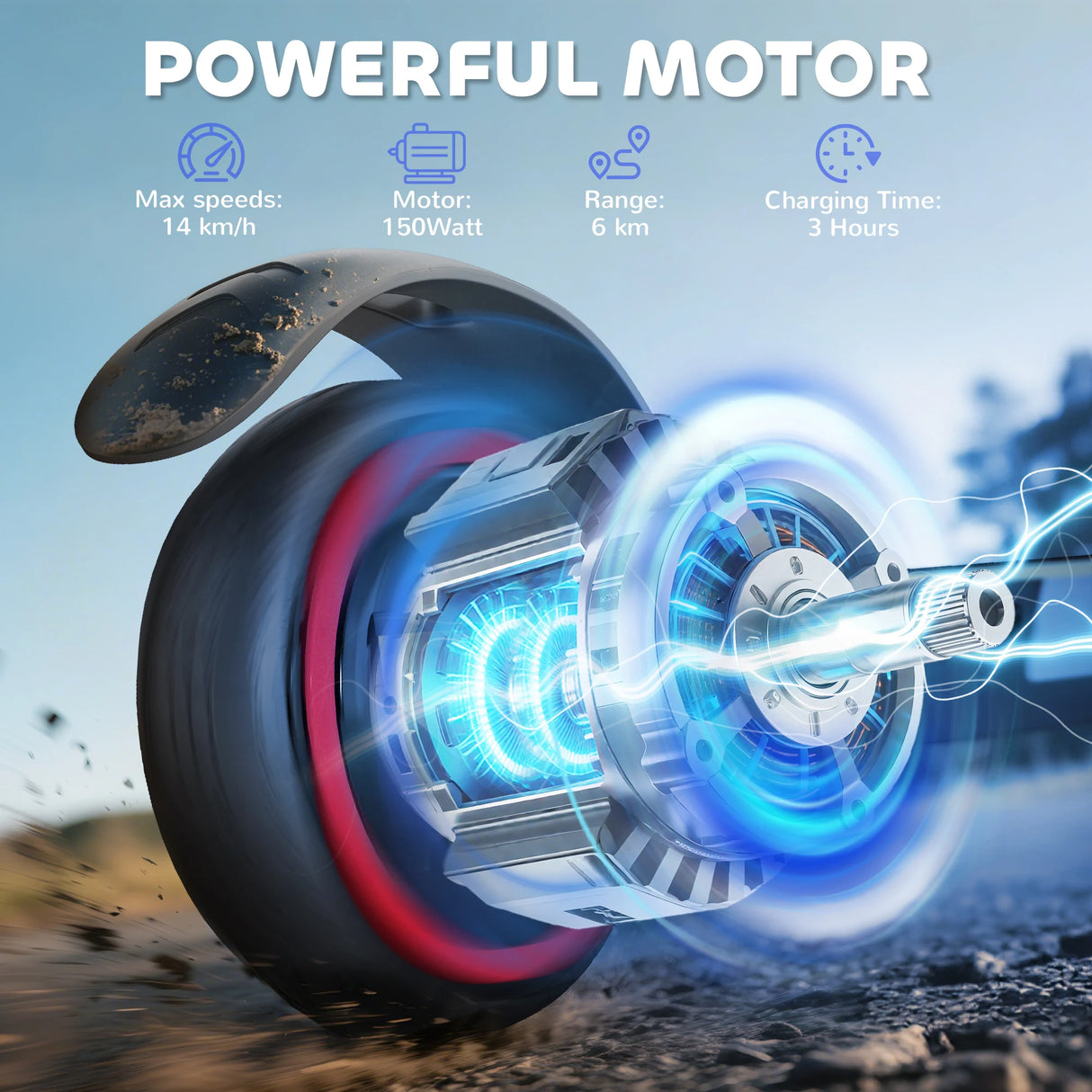 SPORTNOW Folding Electric Scooter for Kids, with Dual Brakes, Front Suspension, LED Colourful Lights, Gold Tone