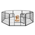 8 Panel 24 Inch Height Pet Fence Indoor Outdoor-24 inch
