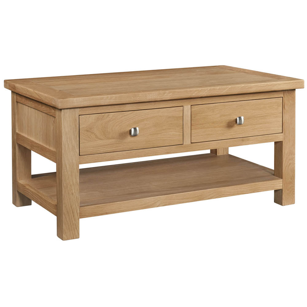 Coffee Table With 2 Drawers