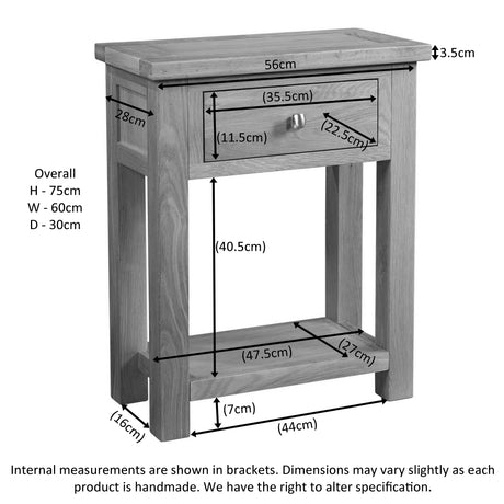 1 Drawer Console Table