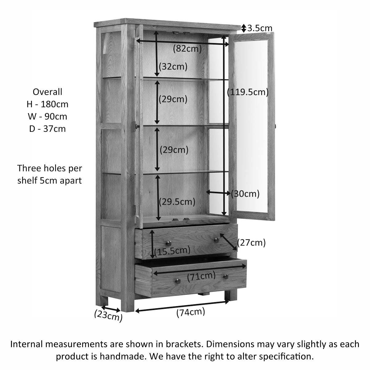 Glazed Display Cabinet