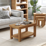Large Coffee Table With Shelf