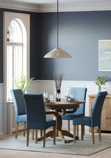Round Extending Pedestal Table