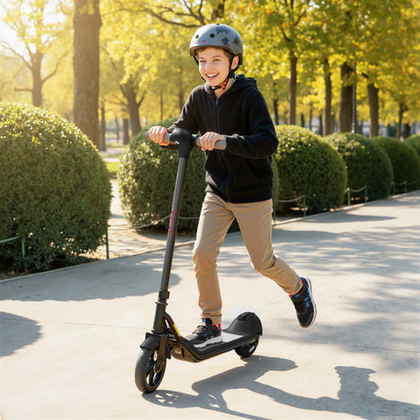 SPORTNOW Electric Scooter for Kids, with LED Display, Green