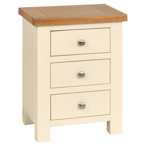 3 Drawer Bedside (DPT001 - IVORY)