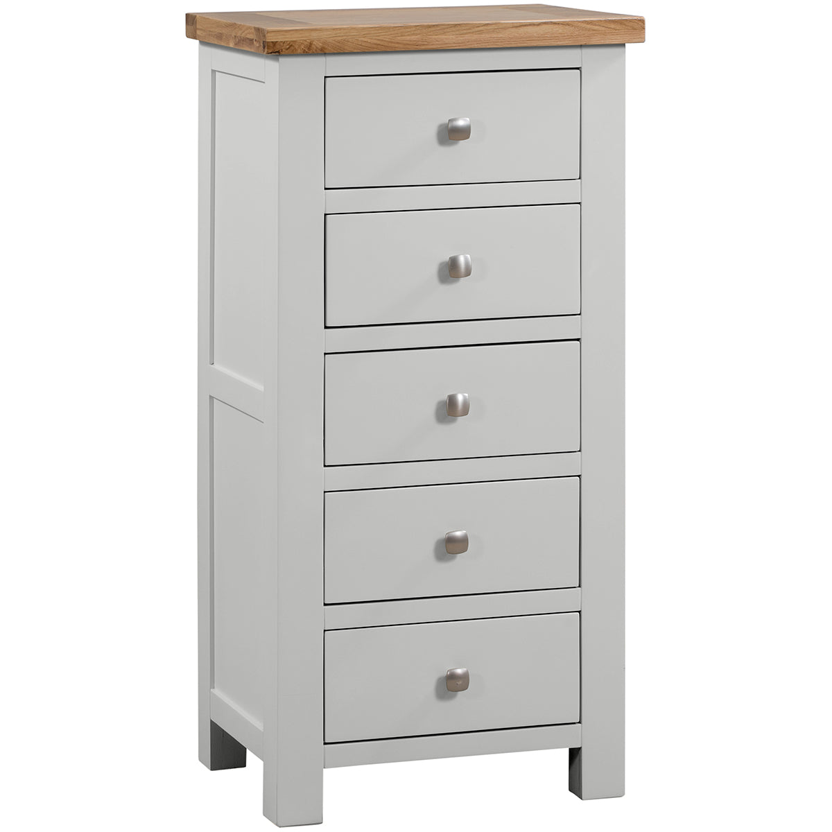 5 Drawer Tall Chest (DPT002 - MOON GREY)