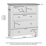 2 Over 3 Chest (DPT004 - IVORY)