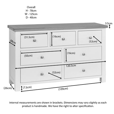 3 Over 4 Chest (DPT006 - IVORY)