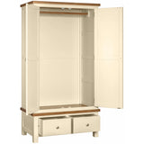 Double Robe With 2 Drawers (DPT032 - IVORY (NS))