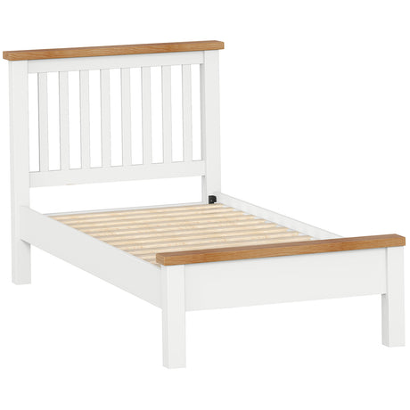 3' Slatted Bed with Top Cap (DPT044 - WHITE)
