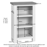 Small Bookcase (DPT060 - MOON GREY)