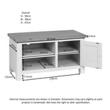 Standard TV Unit (DPT071 - WHITE)