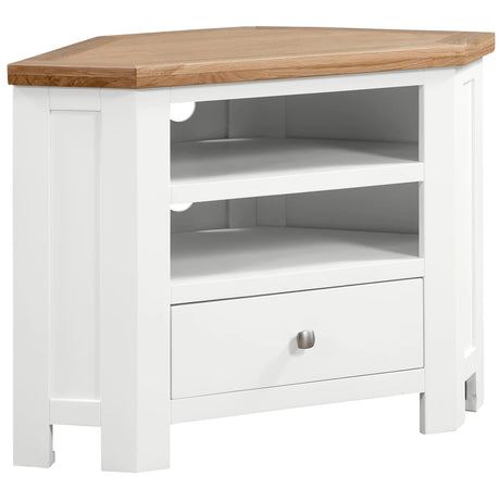 Corner TV Unit (DPT073 - WHITE)