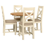 Drop Leaf Dining Table (DPT089 - IVORY)