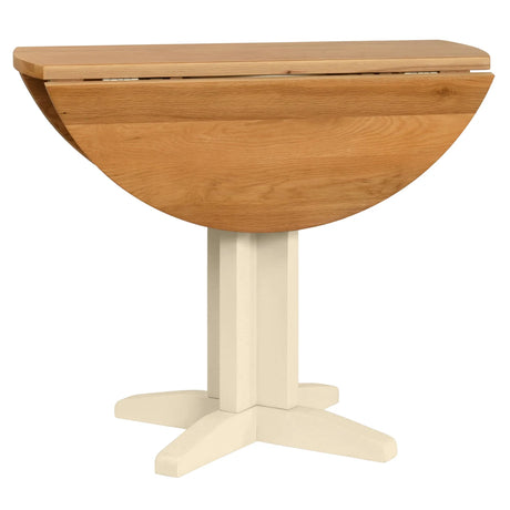 Drop Leaf Dining Table (DPT089 - IVORY)