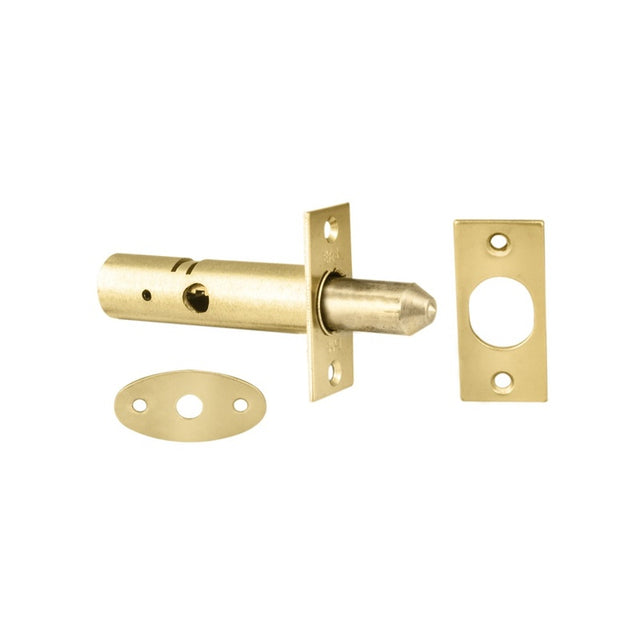 DOOR SECURITY BOLT 2.25 - ELECTRO BRASSED - EACH