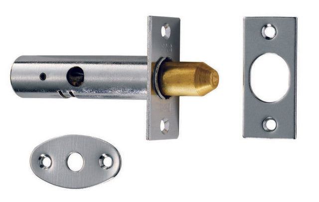 DOOR SECURITY BOLT 2.25 - POLISHED CHROME - EACH