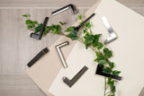 Forme Asti Lever Door Handle on Concealed Square Rose - Urban Dark Bronze - Set