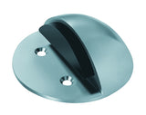 28 X 80MM - FLOOR MOUNTED SHIELDED DOORSTOP - SATIN STAINLESS STEEL - 28mm - EACH
