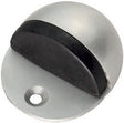 48 X 42MM FLOOR MOUNTED SHIELED DOORSTOP - SATIN ANODISED ALUMINIUM - EACH