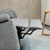 HOMCOM Faux Leather 70 Electric Riser Recliner Chair - Grey