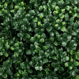 HOMCOM Artificial Boxwood Trees w/ Ground Stake, Set of 2 Ball Shaped Topiary Trees for Home Office & Living Room, UV Resistant