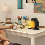 HOMCOM 2000W Portable Ceramic Electric Heater with Fan - Black