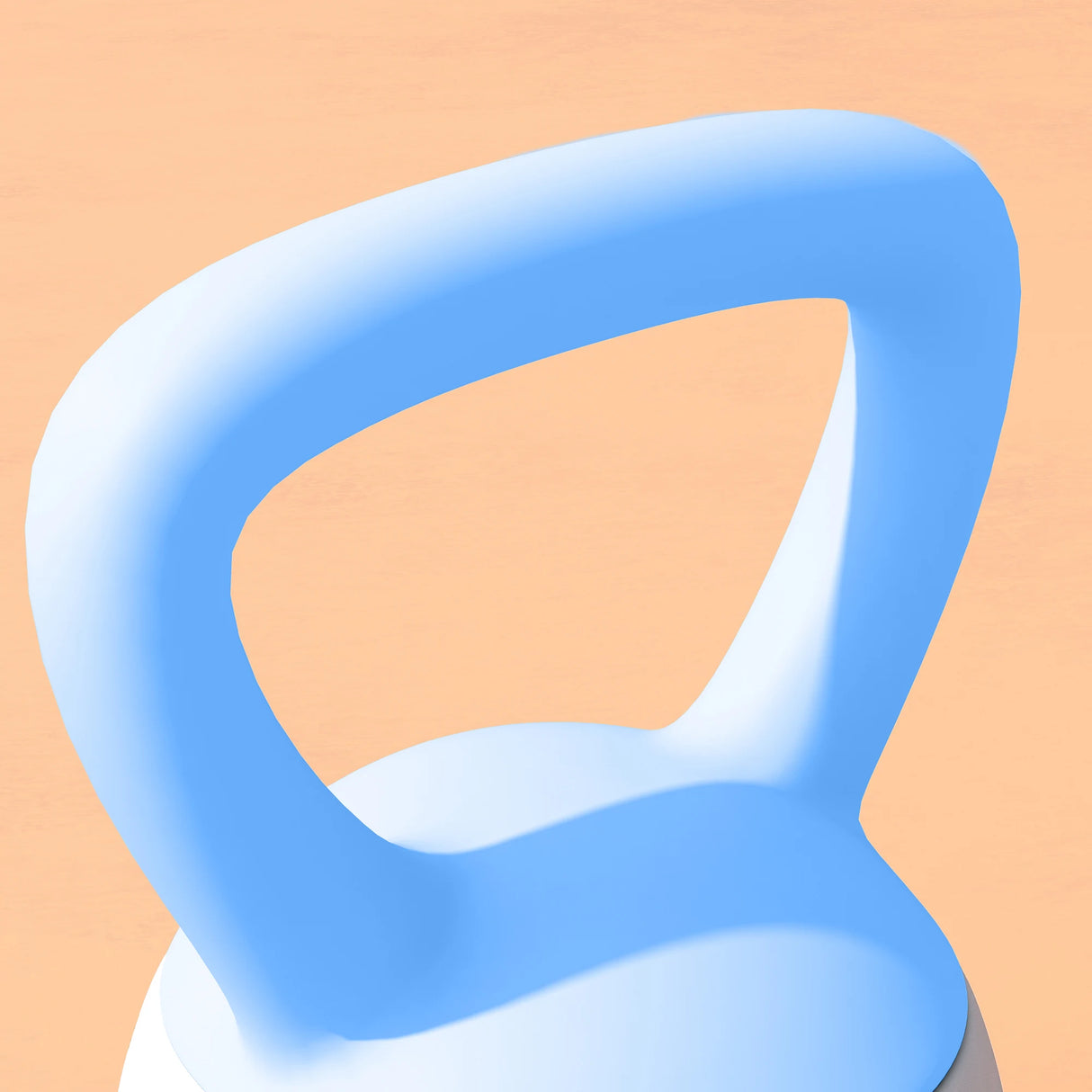 SPORTNOW 4KG Soft Kettlebell, Kettlebell with Non-Slip Handle for Home Gym, Weight Lifting, Strength Training, Light Blue/Grey