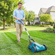 Outsunny 18V Cordless Lawnmower with 2 x 4Ah Batteries & Charger, Battery Lawn Mower with 21cm Cutting Width, 3 Cutting Heights