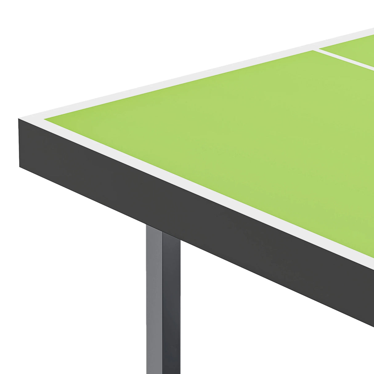 HOMCOM 6ft Table Tennis Table, Ping Pong Table with Net, Foldable and Portable Ping Pong Set for Indoor Outdoor Use, Easy Assemble, Midsize, Green
