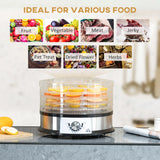 HOMCOM 40-70 Five-Tray Food Dehydrator