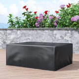 Outsunny Garden Furniture Cover, Waterproof Anti-UV Large Protective Patio Set Covers, 235 x 190 x 90cm, Black