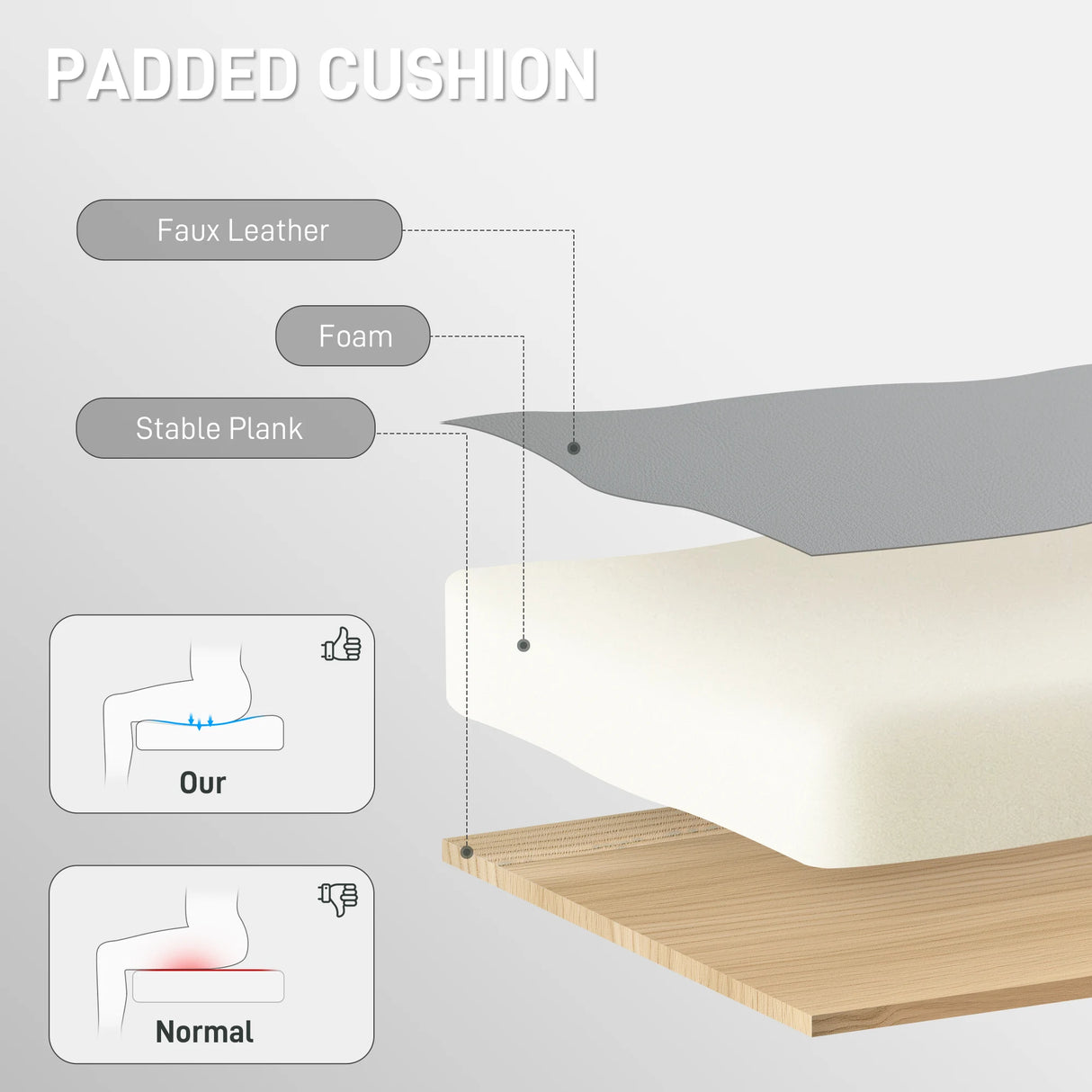 HOMCOM 155 Reclining Faux Leather Swivel Office Chair -Black