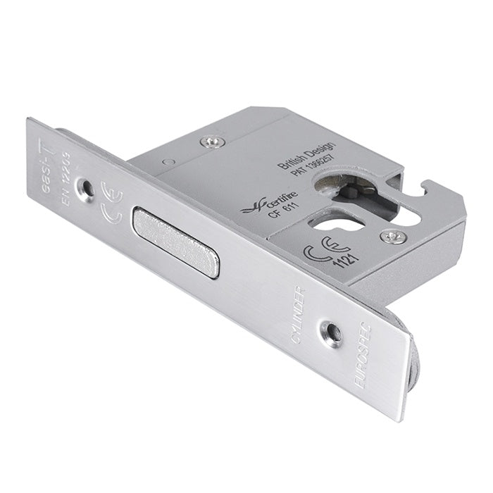 EURO PROFILE HIGH SECURITY CYLINDER DEADLOCK - SATIN STAINLESS STEEL - EACH