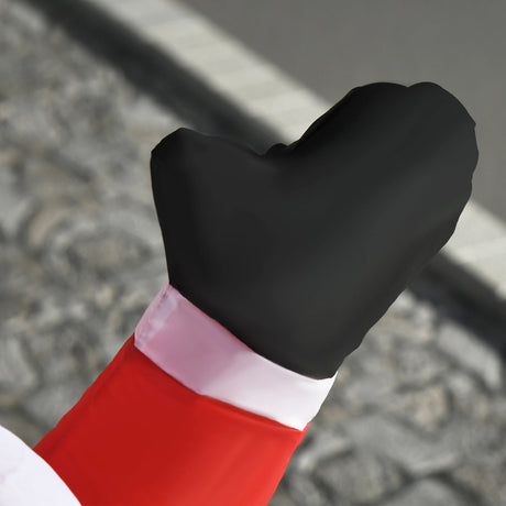 HOMCOM 4ft Inflatable Christmas Santa Claus Xmas Decoration 1 LED Holiday Air Blown Yard Outdoor Dcor