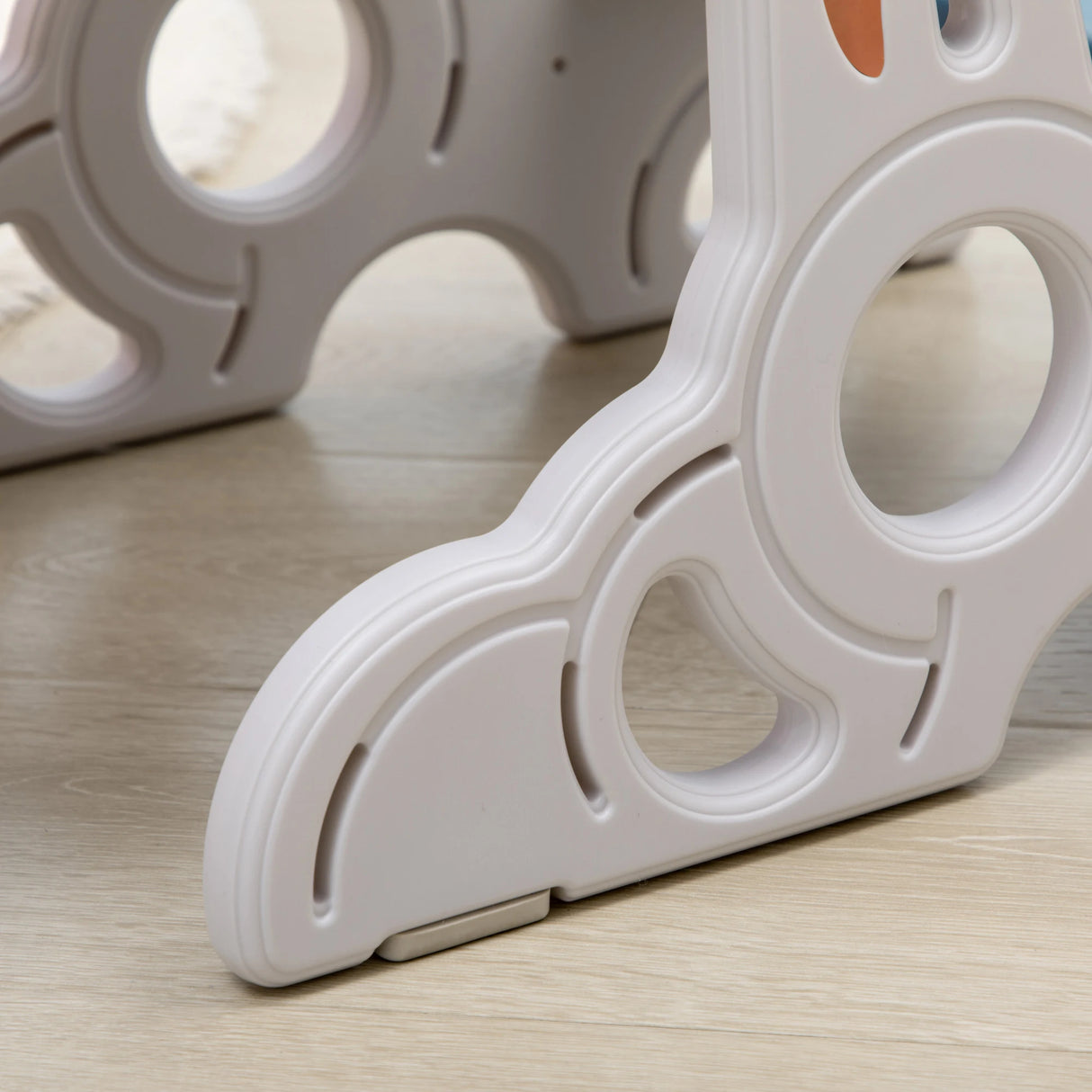 AIYAPLAY Space-Themed Baby Slide, Indoor Freestanding Kids Slide, for Ages 1.5-3 Years - Blue