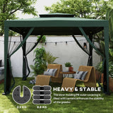 Outsunny Pop up Canopy Tent Weights Set of 4 PCs, Leg Weights for Marquee Party Tent Outdoor Canopy, Total 8.8KG
