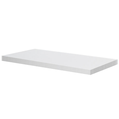Outsunny 14 Pieces Polycarbonate Sheets, 121 x 61 x 0.4cm Twin-Wall Plastic Roofing Sheets, 10m2 Replacement Greenhouse Panels, Waterproof and UV Protection, Clear