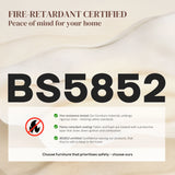 HOMCOM Set of 6 Faux Leather Dining Chairs - White