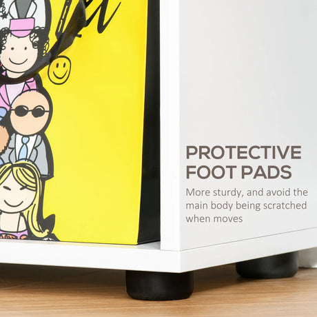 HOMCOM 8-Cube Bookcase, Tall Display Shelf, Standing Storage Rack for Study Room, Living Room, 70 x 24 x 178cm, White