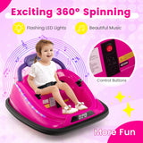 Electric Bumper Car with Remote Control for Kids-Pink