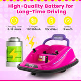 Electric Bumper Car with Remote Control for Kids-Pink